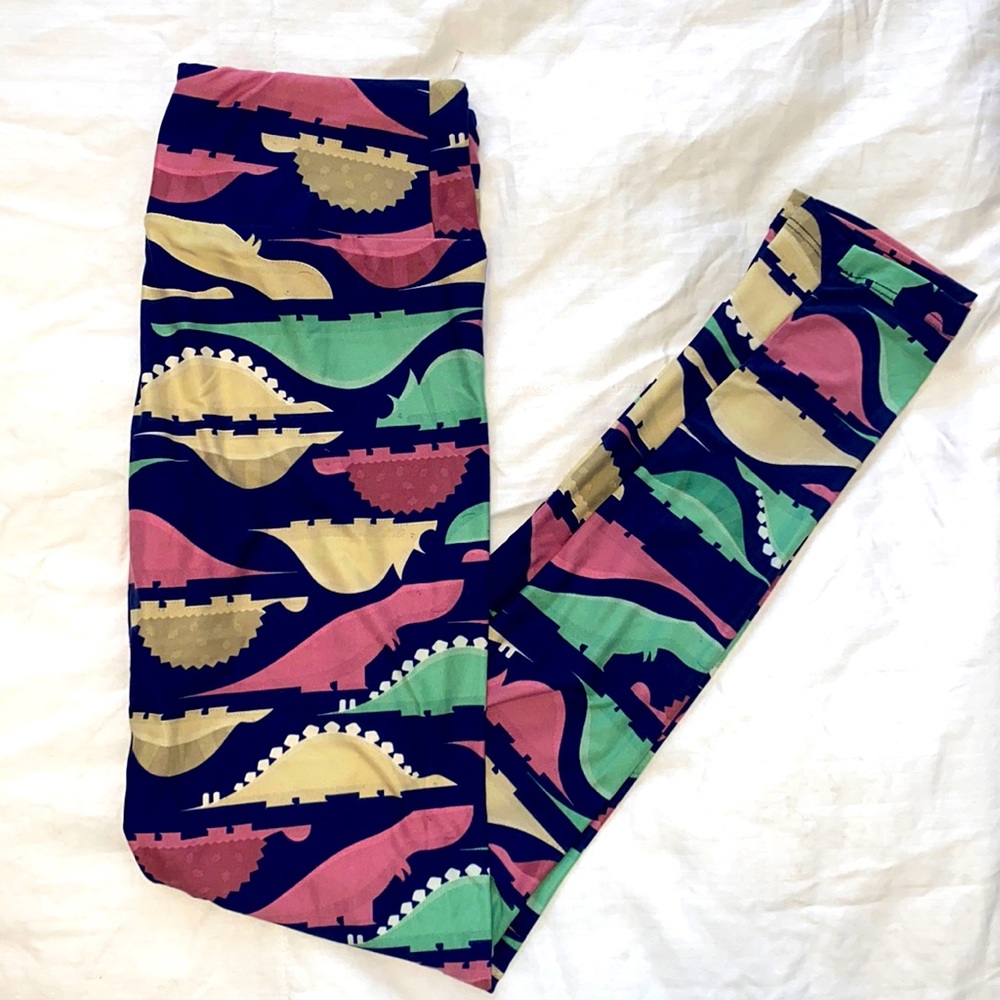 LuLaRoe One Size Dinosaur Leggings